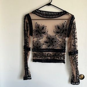 For Love and Lemons long sleeve top